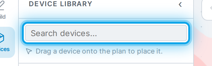Search the device library by name.